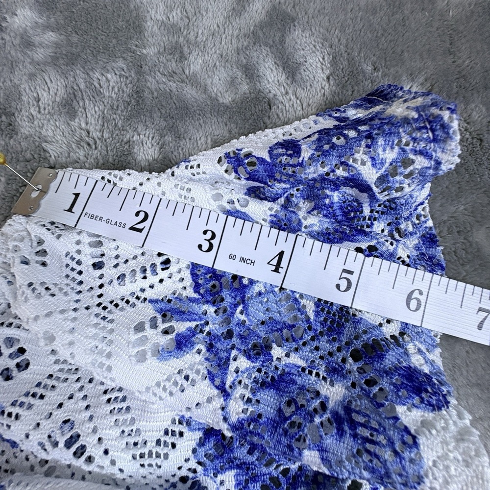 Lane Bryant Eyelet Halter Maxi Dress Womens White Blue 18 20 Y2K  Coquette NWT - Picture 14 of 14